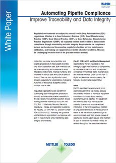 Automating Pipette Compliance White Paper